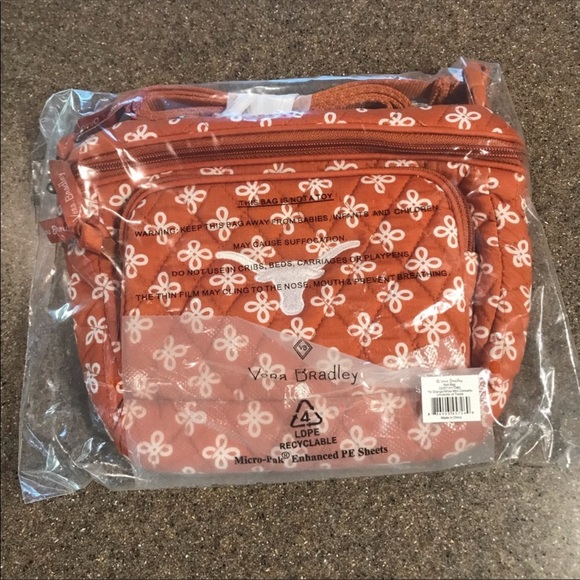 🆕✨Vera Bradley University of Texas Collegiate Fanny Pack Belt Bag Waist … - Picture 2 of 5